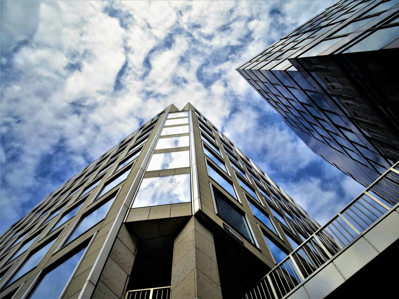 Commercial office building structural framing